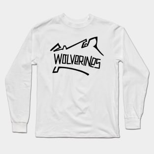 Wolverines Symbol Long Sleeve T-Shirt